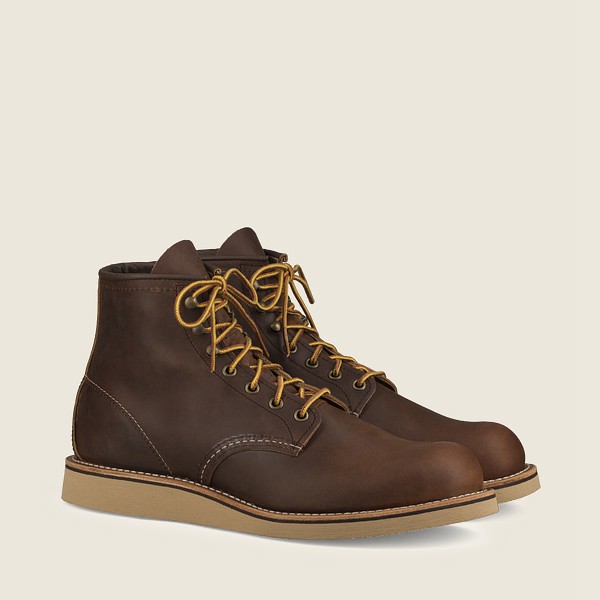 Red Wing Heritage Bot Erkek - Rover - 6-Inchr Rough & Tough Deri - Koyu Kahverengi - 46ZOWCAVY